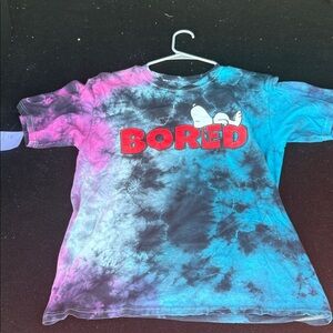 Kids Tie-Dye Snoopy 'Bored' T-Shirt